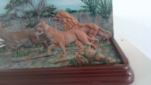 Diorama des figurines - , plomb
