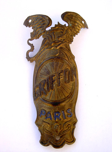 Vieille plaque velo cycles - plaque, de
