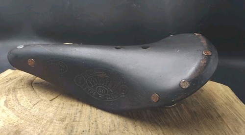 Ancien vélo selle cuir - , ideale