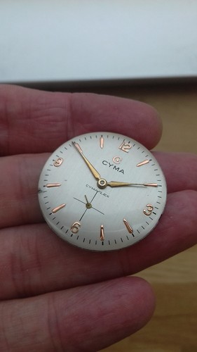 Cyma 450 mouvement - mouvement, montre