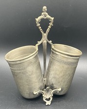 Huilier vinaigrier en étain