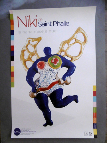 Niki saint phalle affiche - niki,