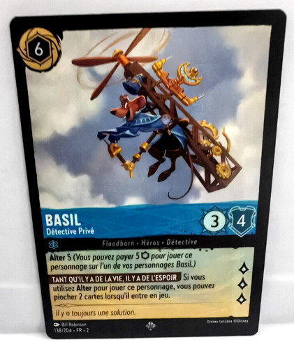 Carte disney lorcana - lorcana, basil