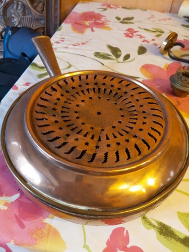 Ancienne bassinoire cuivre - en,