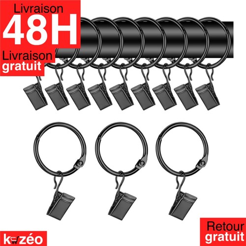 Anneaux rideaux avec - 24,