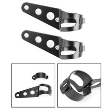 Fourche 43-50mm Support de fixation de phare moto Cafe Racers universel NR E03