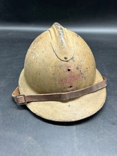 Superbe casque modèle 1926 moutarde Défense Passive croix rouge WW2 occupation