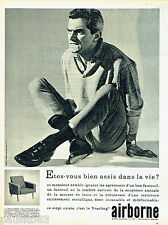 ADVERTISEMENT ADVERTISING 096 1962 Airborne Seat Armchair Yearling Low Back
