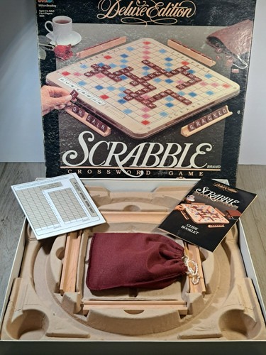 Vintage 1989 scrabble deluxe - vintage,