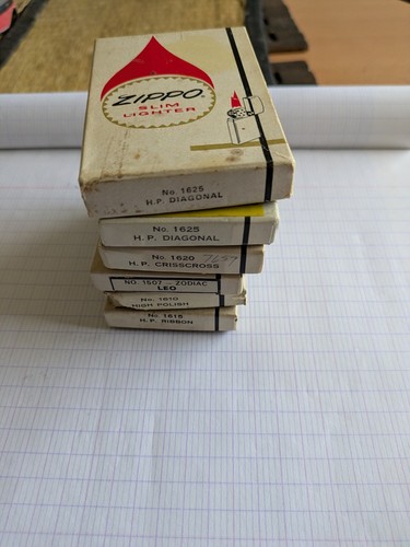Zippo lot boites - zippo,