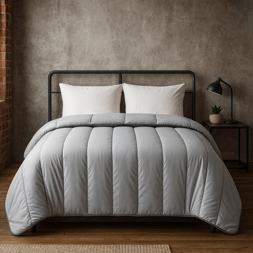 Couette tempérée gris - gris, clair