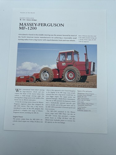 1970 massey ferguson 1200 - massey-ferguson, mf-1200