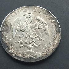 *1359*  8 REALES  MEXICO AM   1891  ARGENT  TTB