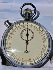 Rarissime Chronomètre Mécanique Bertmar Grande Taille Précision 1/10 De Seconde