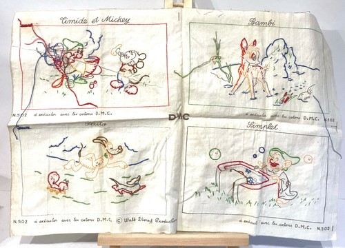 Ancien canevas broderie - canevas,