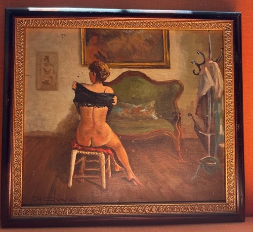 Tableau ancien huile portrait - ancien,