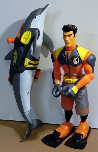 Figurine action man - man, atom