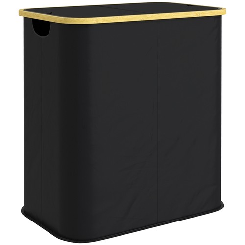 Homcom panier linge - à, double