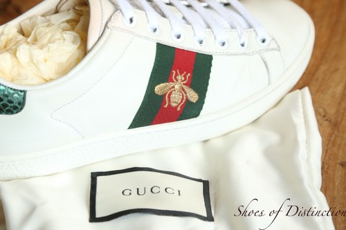 Gucci ace bee chaussures - gucci,