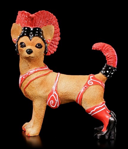 Figurine chien amusante - de,