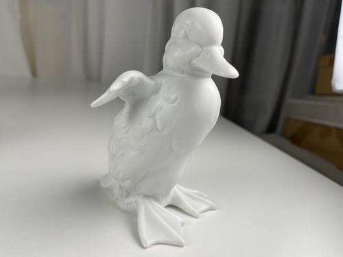 Statuette canard porcelaine - canard, en