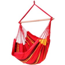 Relaxa Solar Fauteuil suspendu coton rouge / 1 personne   150 kg Coton