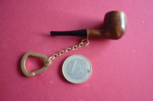 Porte cle pipe - , bois