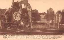 BELGIQUE THUIN ABBAYE D AULNE VUE GENERALE DE LA PARTIE OUEST DE L EGLISE A