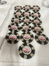 $100 TABLE MOUNTAIN CASINO CHIP POKER CHIP CALIFORNIA GAMBLING 16 Poker Chips