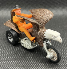 Vintage 1972 Hot Wheels Rrrumblers Bold Eagle Trike & Rider EXC CONDITION!