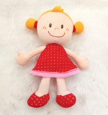 Peluche poupée fille beige