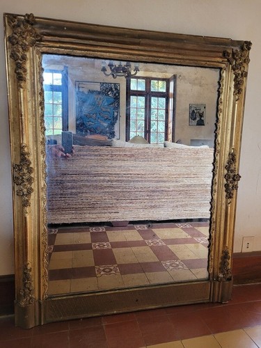 Miroir cheminée ancien - de,