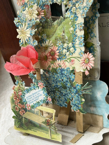 Carte fleurs myosotis - carte,