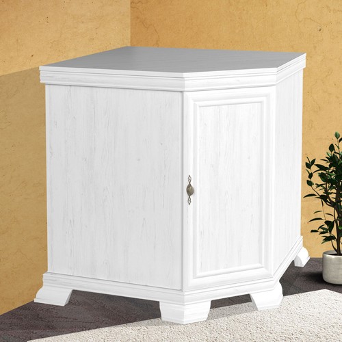 Commode angle 75cm portes - d'angle, 1-portes