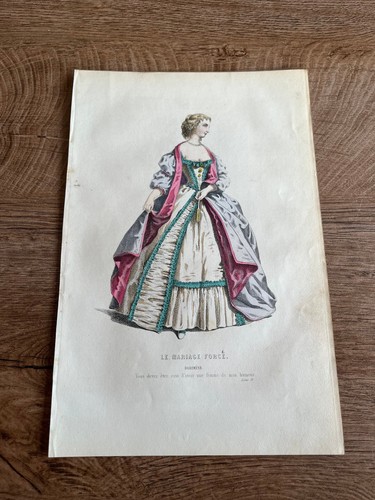 Antique engraving costume - antique,