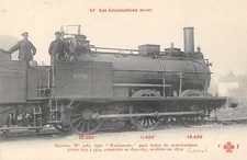 Old postcard train / locomotives (north) / machine n°3282 type mammoth