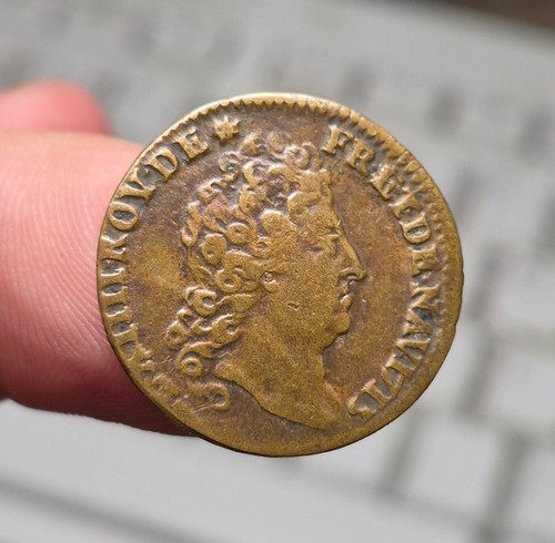 Louis xiv liard de - 12,