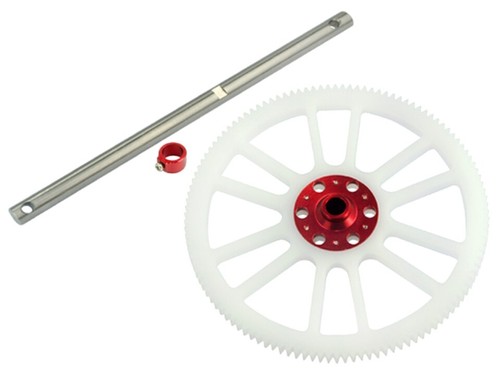 Microheli cnc delrin main - main, gear