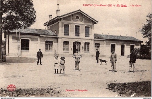 S21252 cpa bricon - la, gare