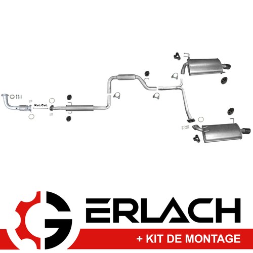 Echappement silencieux pour