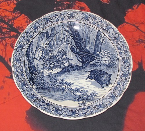 Assiette décorative scène - décorative,
