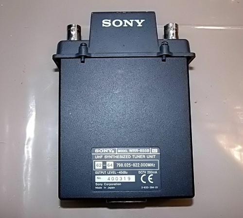 Sony wrr 855 - wrr-855, uhf