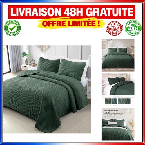 Couvre lit matelassé 220x240 - matelassé,