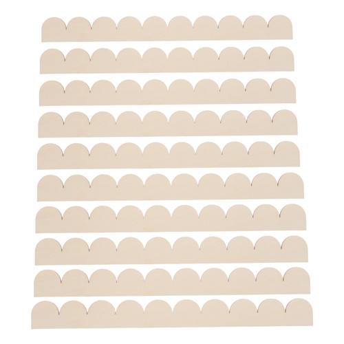 Lot bordures en bois - , de