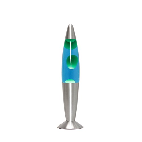 Lampe lava magma bleue - lampe,