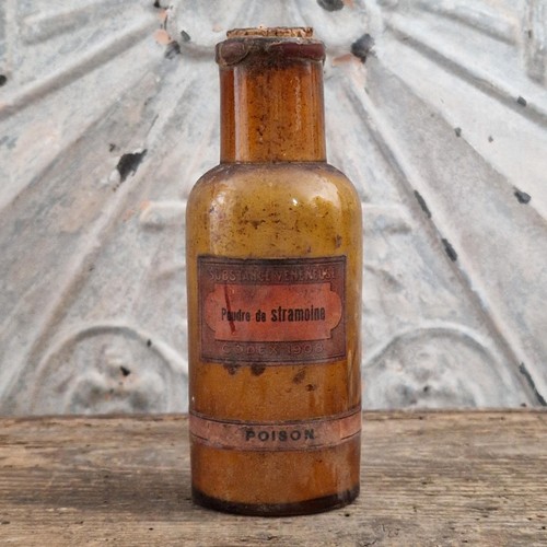 Ancien flacon pharmacie - ancien, de