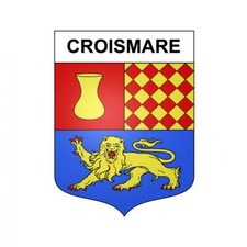 Croismare 54 ville sticker blason écusson autocollant adhésif