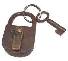 French WW1 Personal Effects Trunk/Canteen Key Padlock