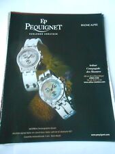 Advert 2007 - EP Pequignet Watchmaker Watch in Lyon