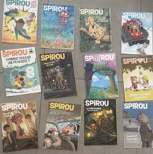 Spirou lot magazines bd - 13,